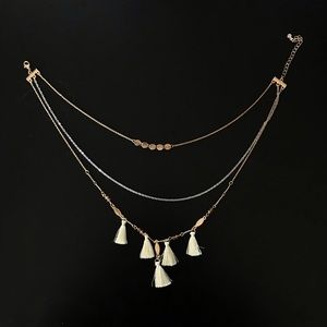 Layered Tassle Necklace